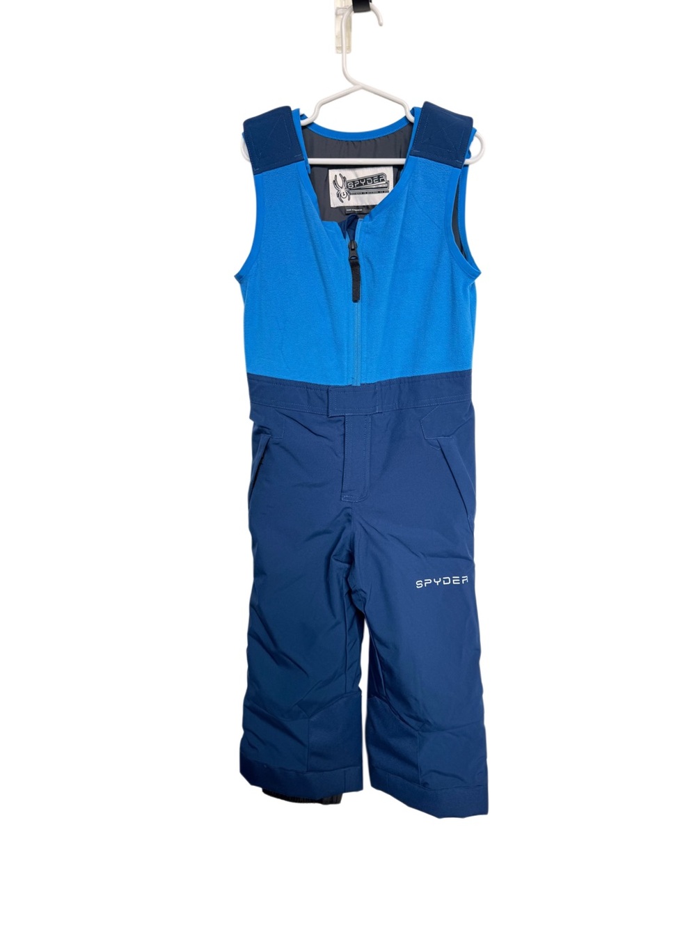 SPYDER LITTLE KIDS' EXPEDITION SNOW PANTS - NAVY & COBALT - Size 5 - Like New